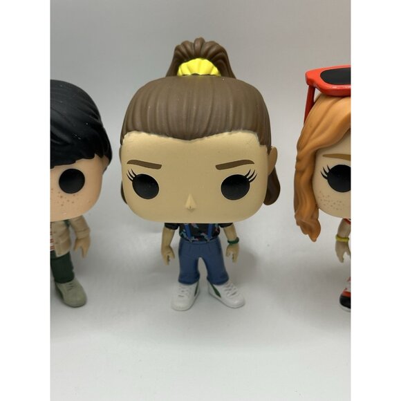 Lot Of 4 Funko Pop Stranger Things Figures Mike Eleven Max Robin - Picture 4 of 10